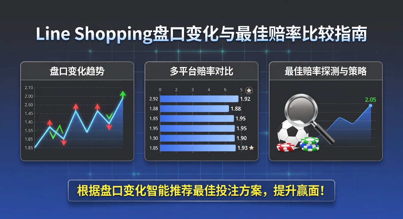 Line Shopping 最佳赔率比较：2026赛事竞猜必备技巧