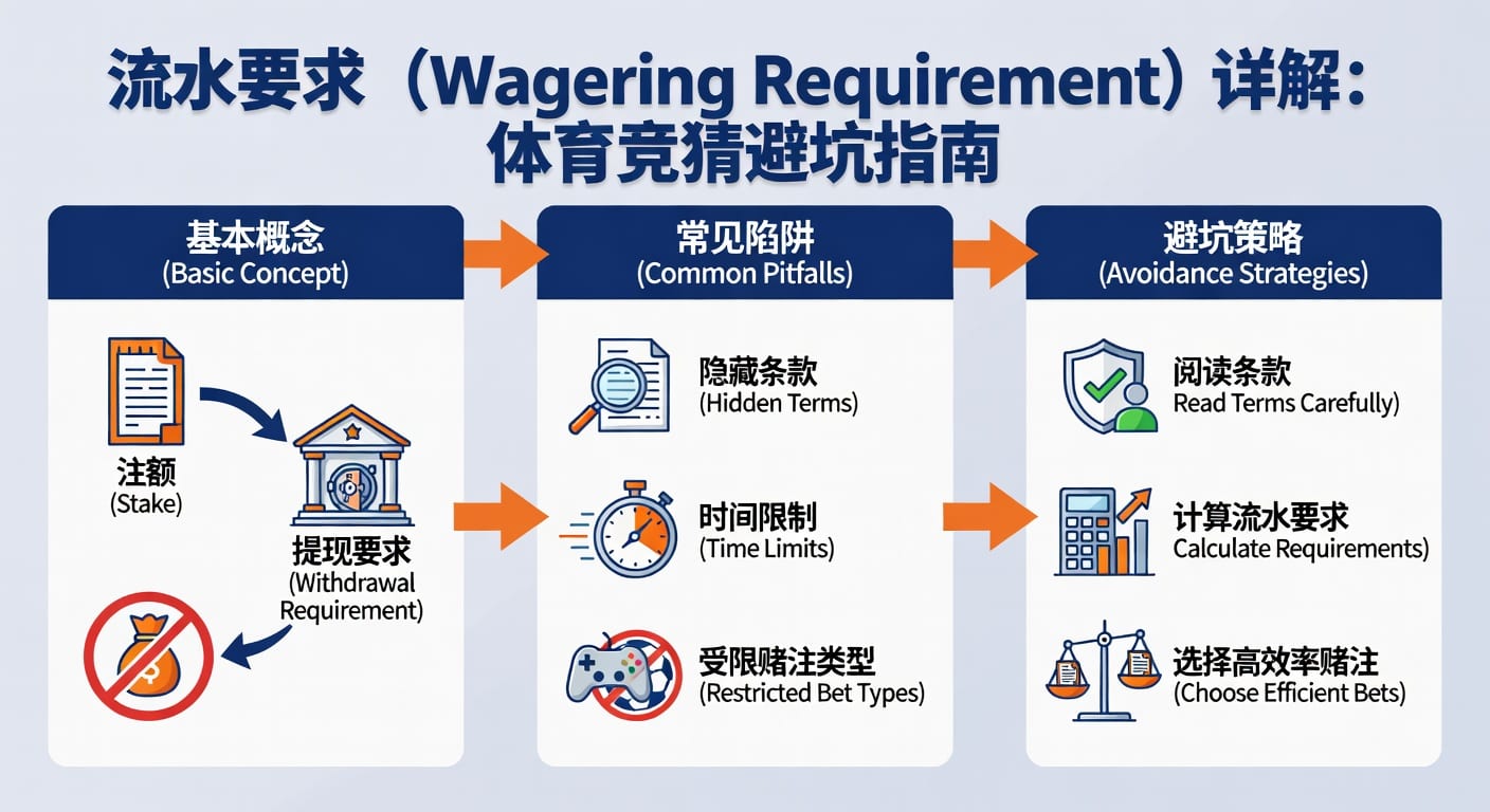 流水要求详解 Wagering Requirement体育竞猜指南