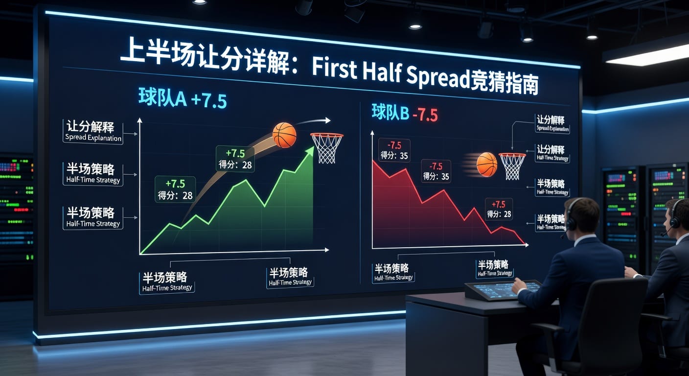 上半场让分 first half spread 详解：赛事分析技巧