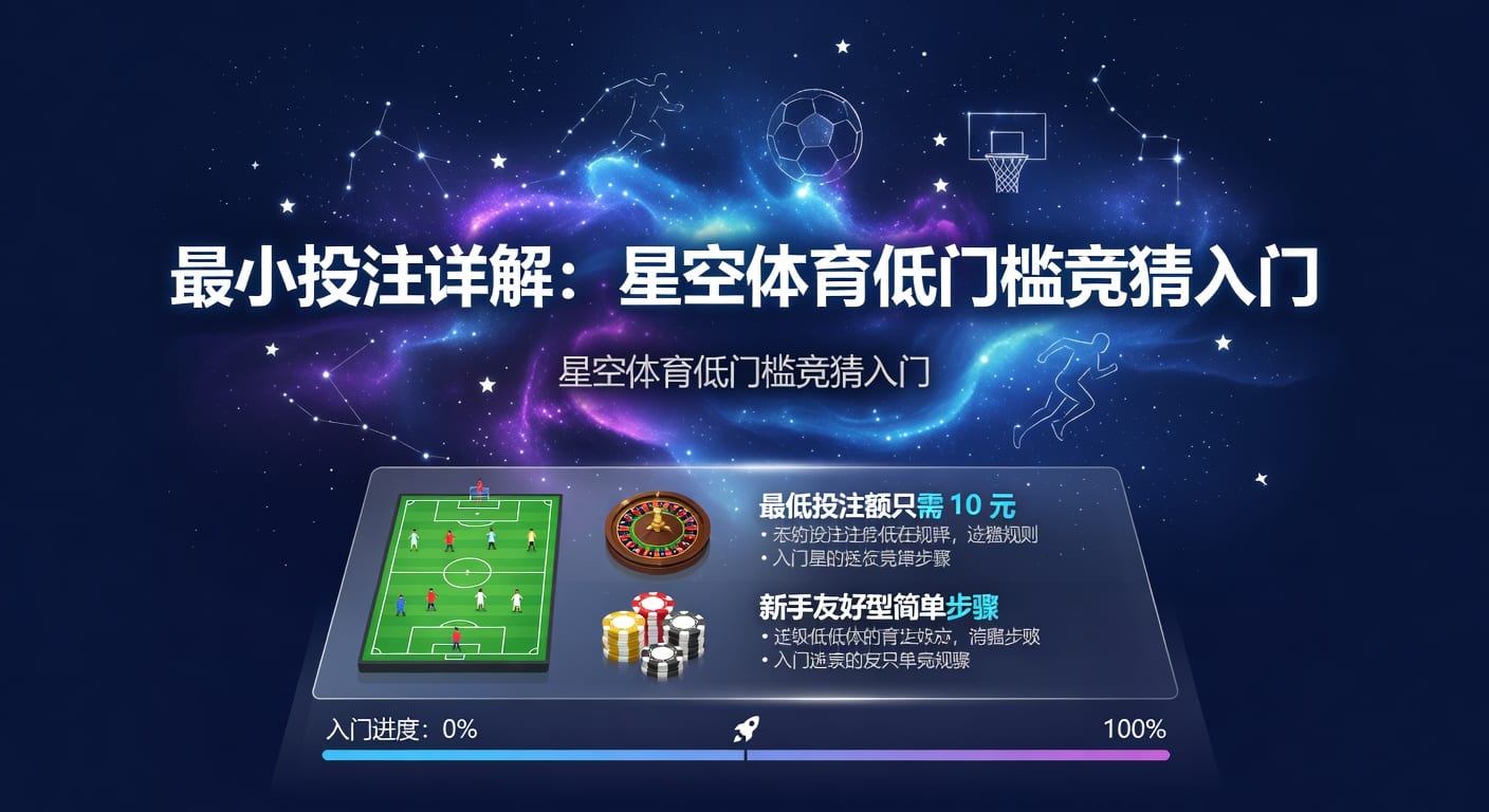 最小投注额指南：星空体育赛事门槛详解