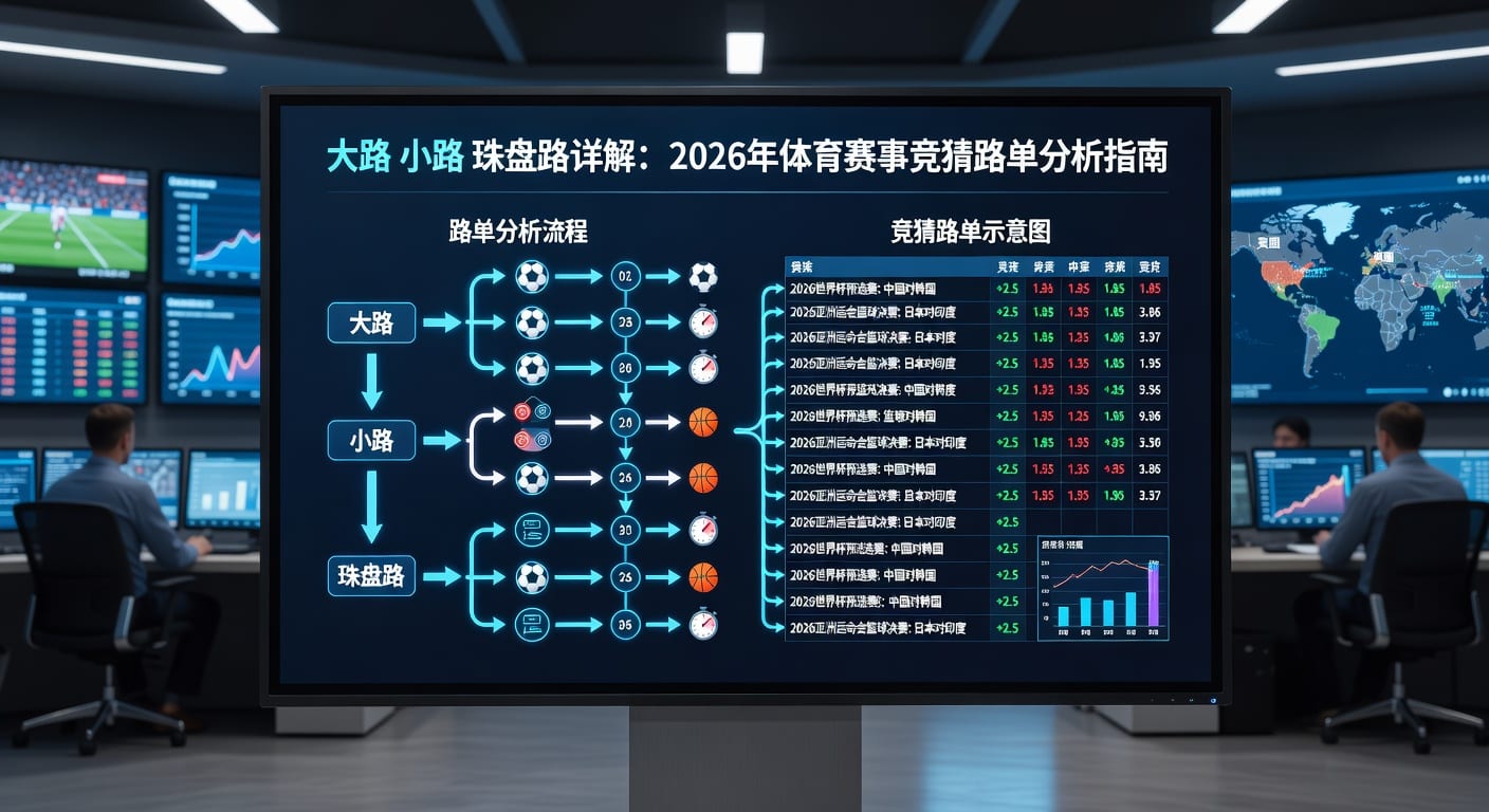 大路赛事分析：提升体育竞猜准确率指南