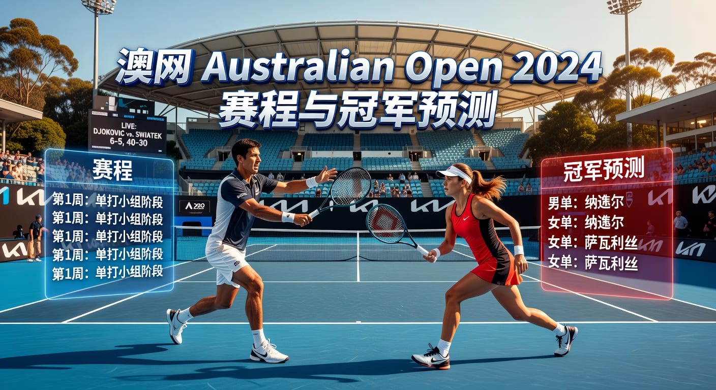 澳网 Australian Open 2024 赛程与冠军预测
