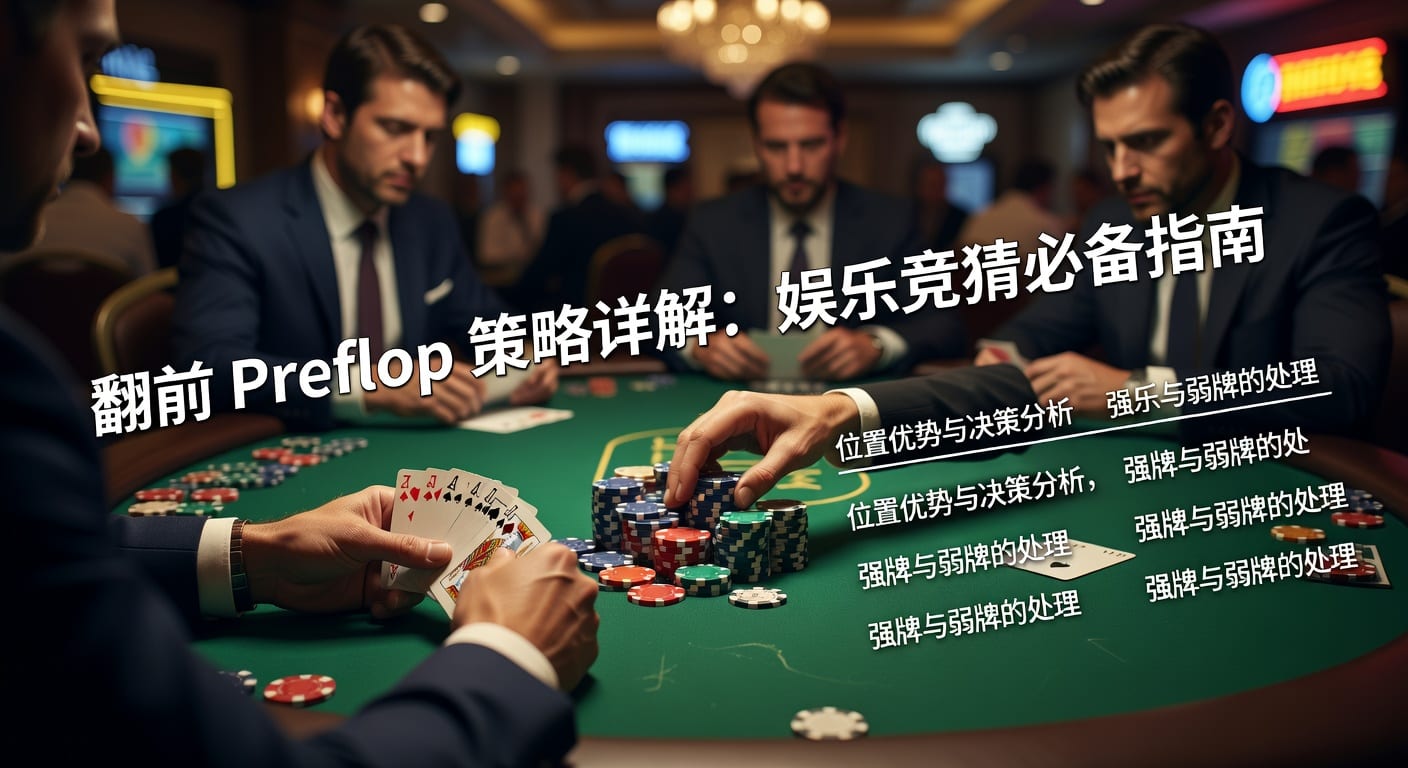 翻前 Preflop 策略：赛事分析必备技巧